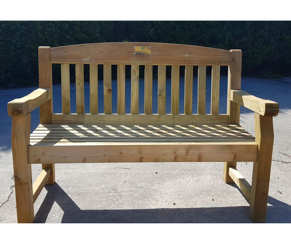 Rossmore 2 Seater Premium Timber Bench, 2 Seater Wooden Bench Seat