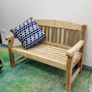 2 Seater Wooden garden Bench