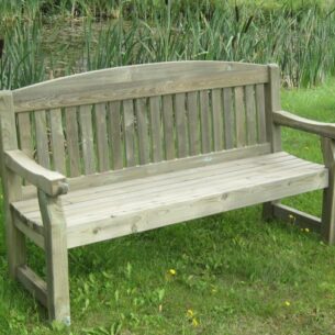 6 Ft 6 In Lutyens Outdoor Bench Country Casual Teak