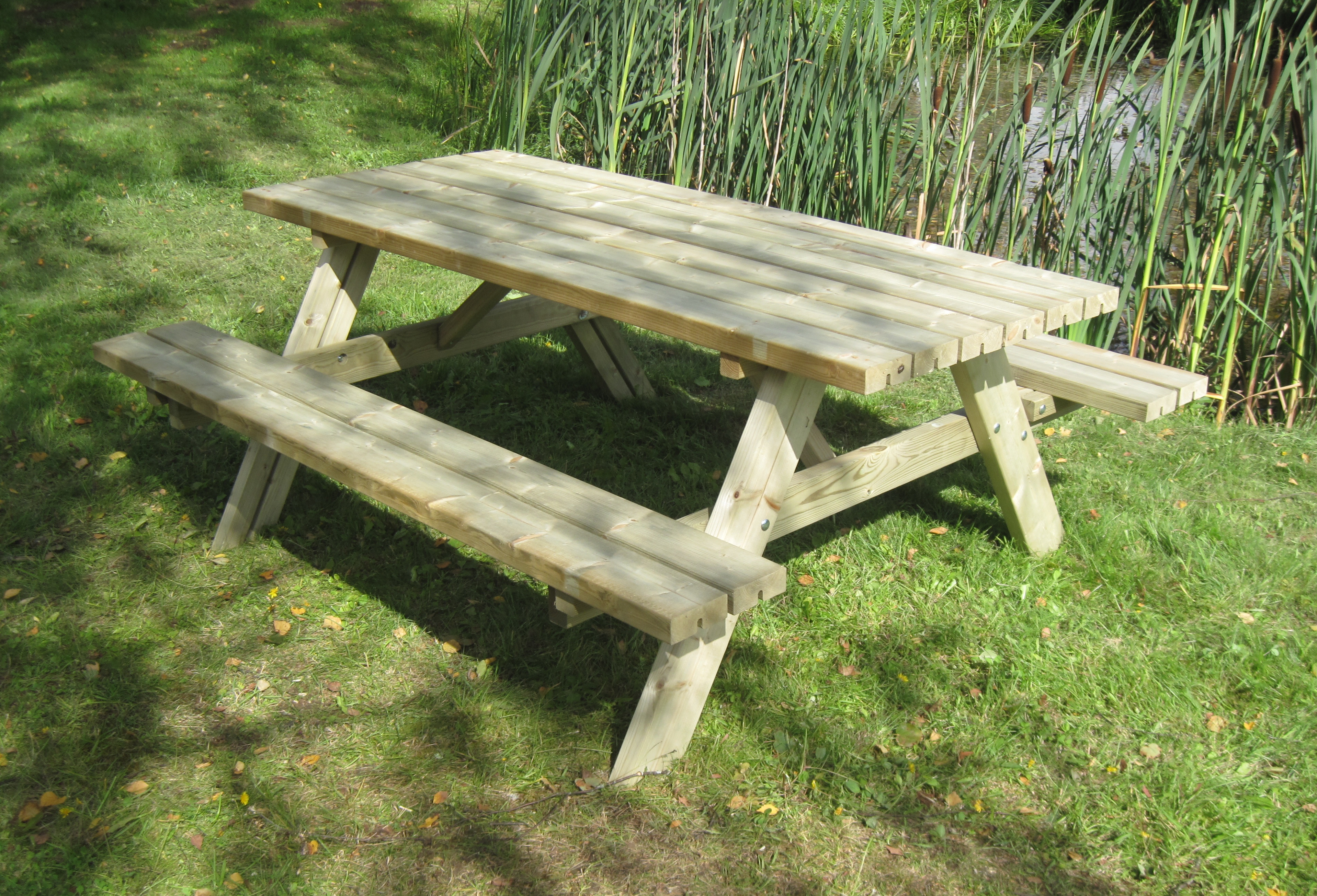 Heavy Duty Picnic Table 1 8 Length Hennessy Outdoors