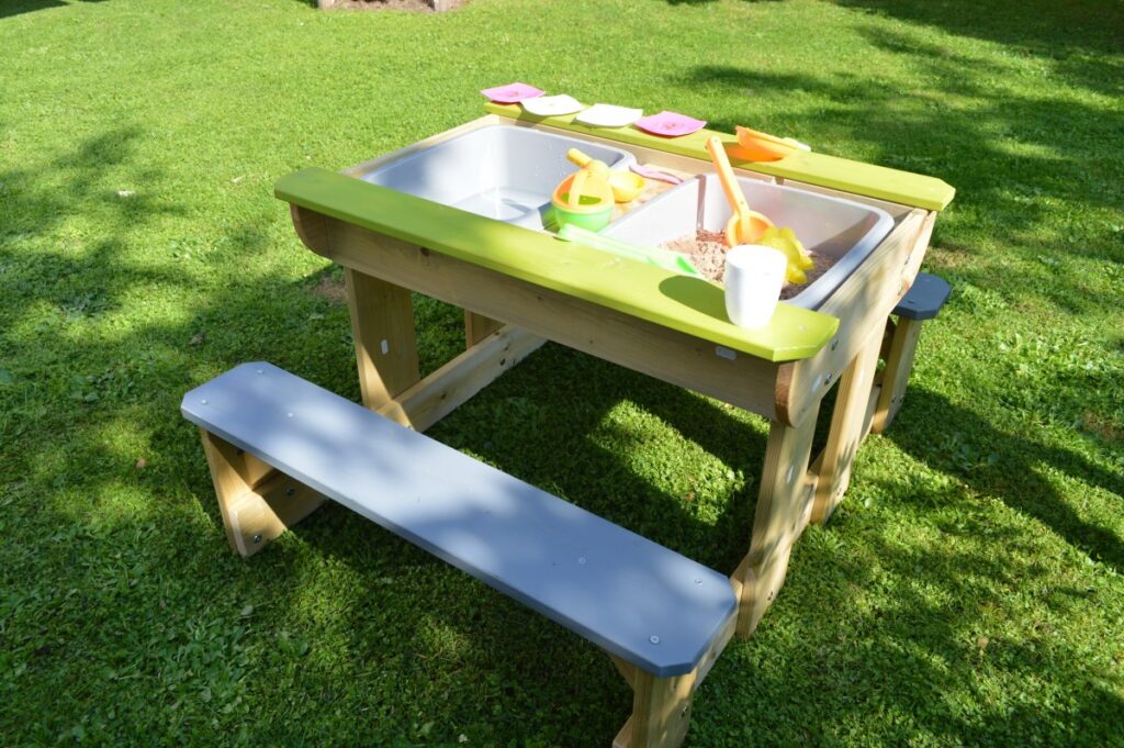 Kids Picnic Bench Sand & Water Table Hennessy Outdoors