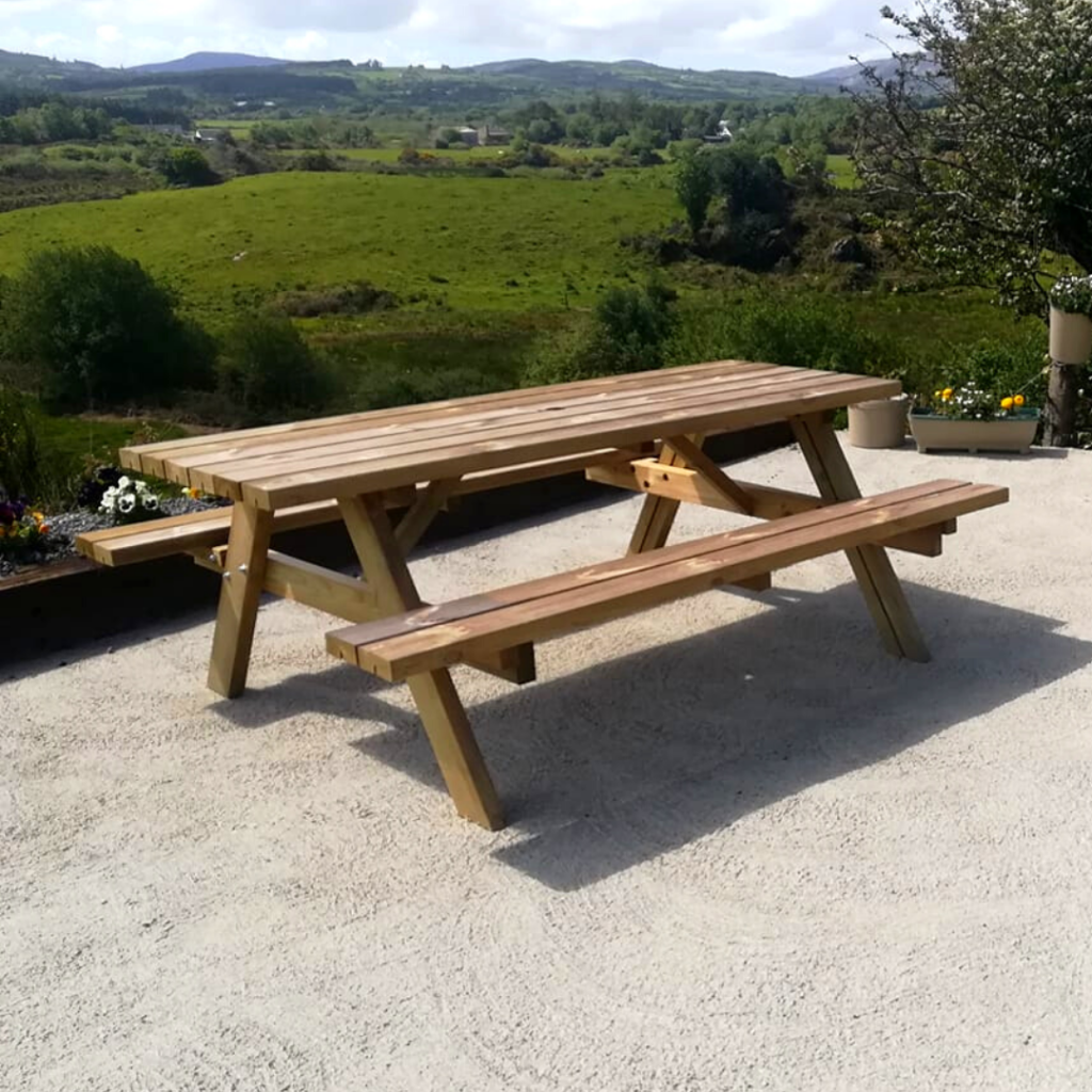 Heavy Duty Picnic Table 1.8 Length Hennessy Outdoors