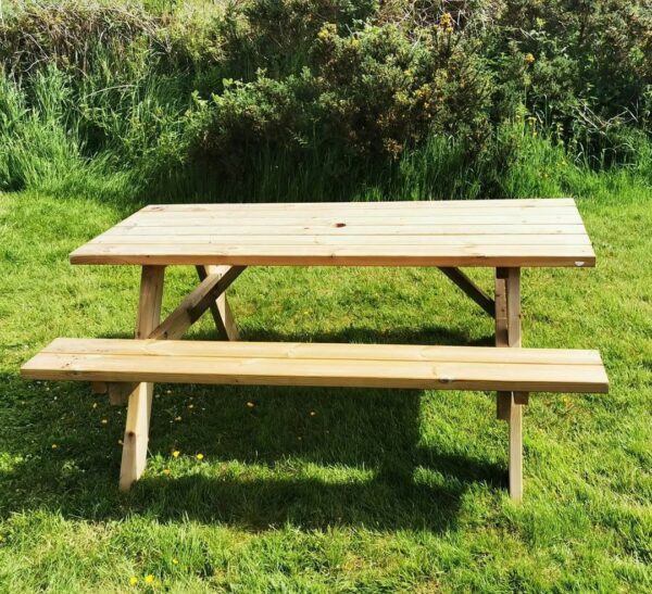 Wooden Picnic Table 1.4m