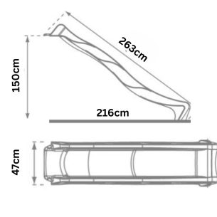 9 Ft Wave Slide