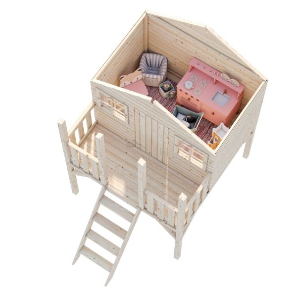 Toby Kids Wooden Playhouse