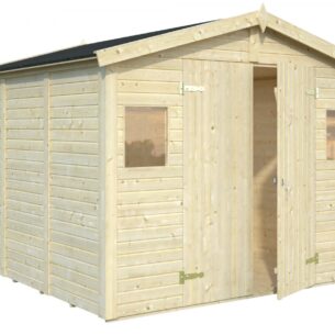 wooden garden shed