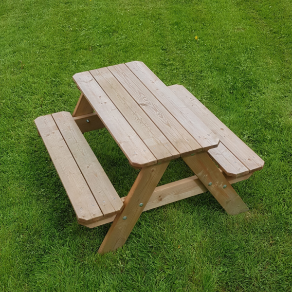Lisbet Kids Wooden Picnic Table Top View