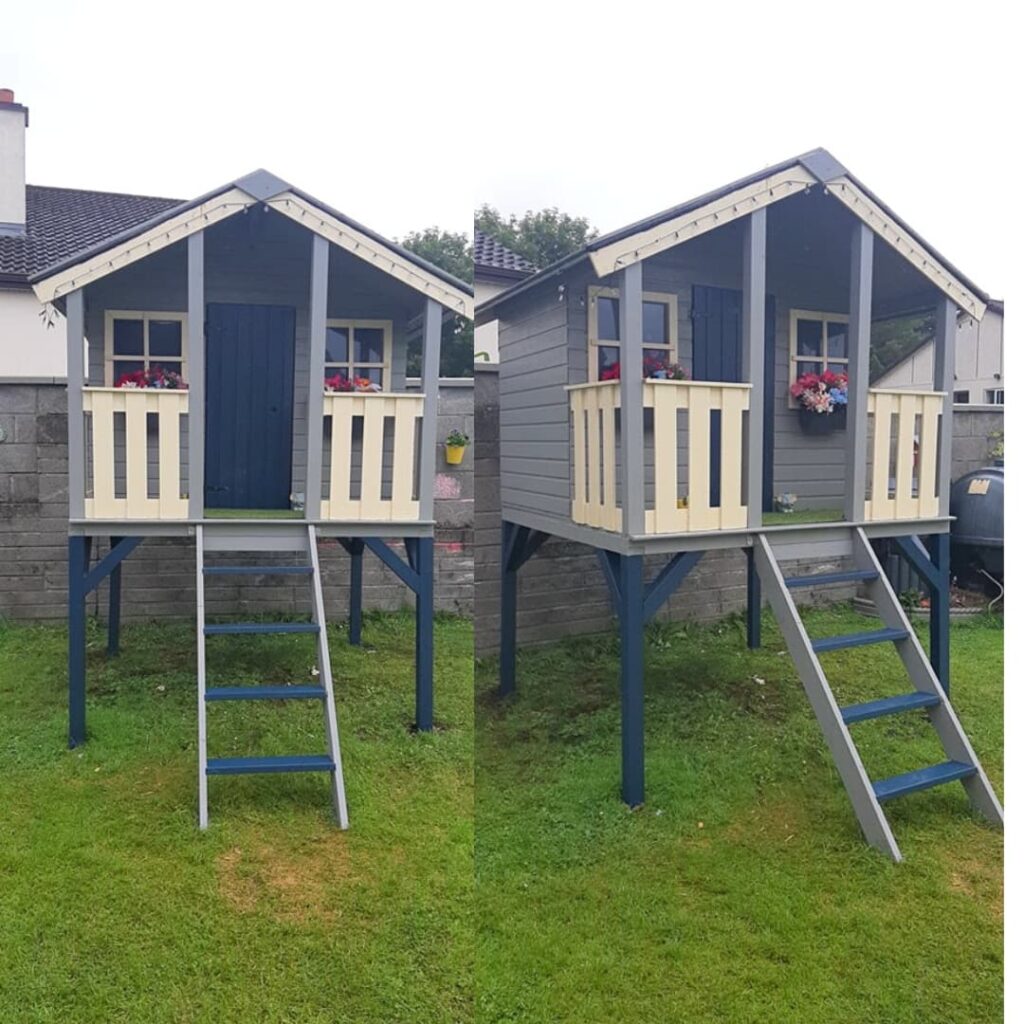 Toby Kids Playhouse with Stilts 2.1m² Hennessy Outdoors