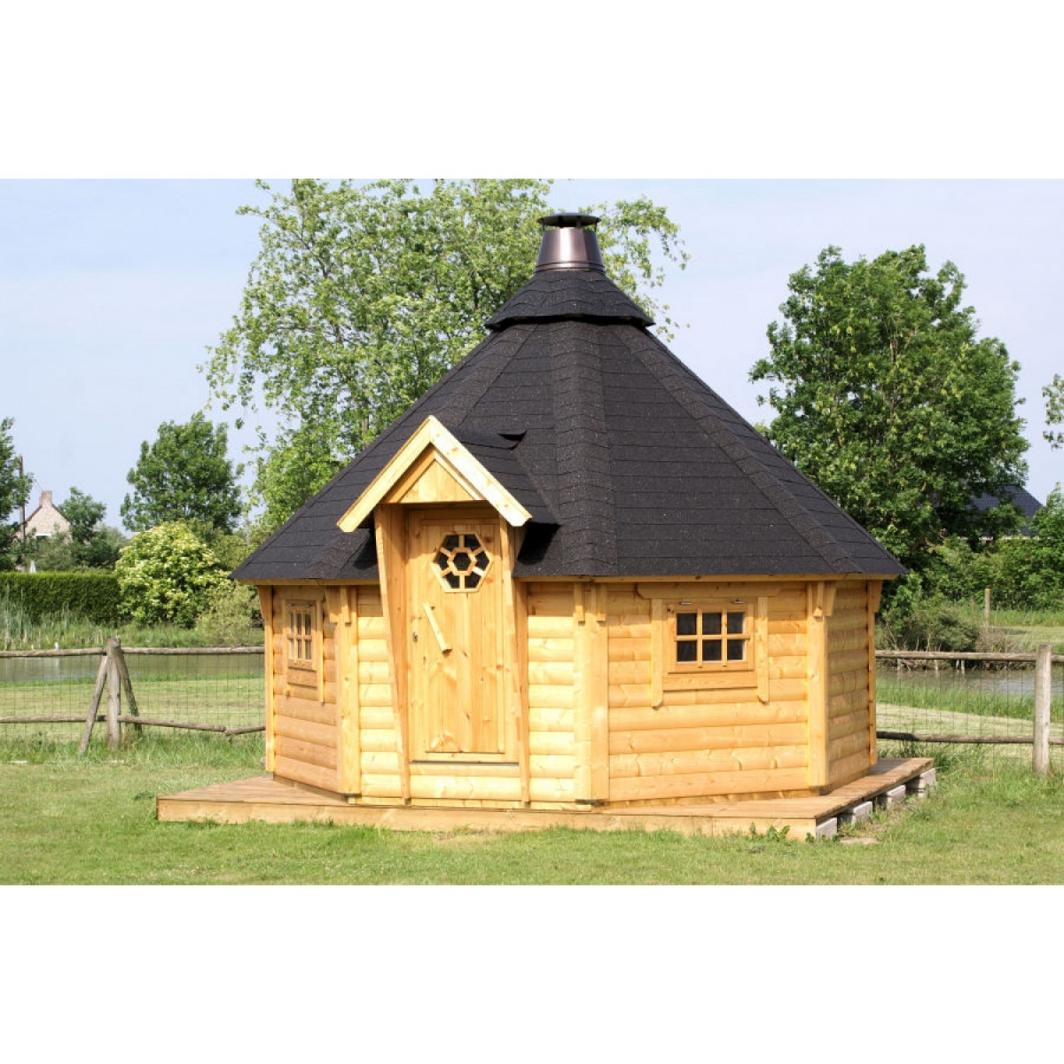 BBQ Grill Hut Hennessy Outdoors