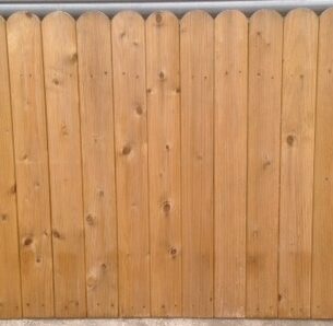 Closed Round Top Fence Panels