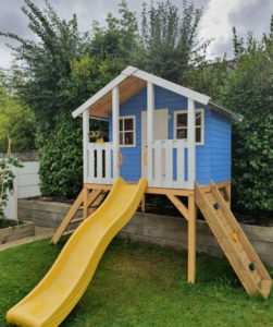 Toby Playhouse with Slide, Climbing Wall and Accessories