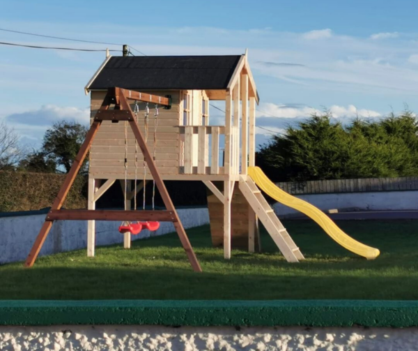 Toby Playhouse with Swing, Slide and Climbing Wall