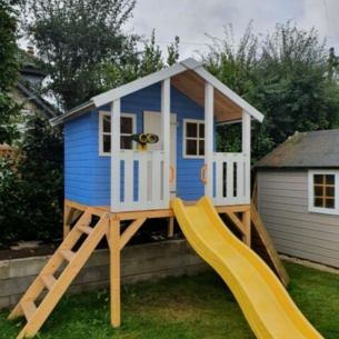 Toby Playhouse with Slide, Climbing Wall and Accessories