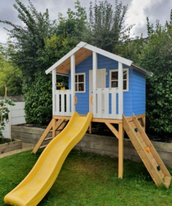 Toby Kids Playhouse with Slide and Climbing Wall 2.1m²