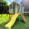 Toby Playhouse with Slide, Climbing Wall and Swings