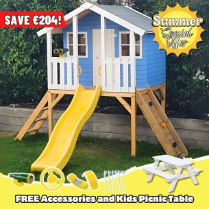 Toby Playhouse with Slide & Climbing Wall
