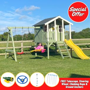 Toby Playhouse with Swing & Slide