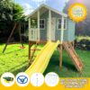 Toby Playhouse with Swing &Slide and Climbing Wall