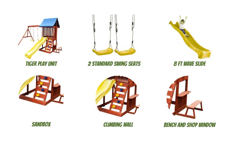 Tiger Junior Play Unit