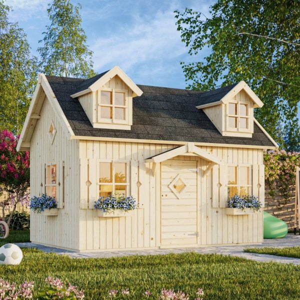 Manor Kids Wooden Playhouse