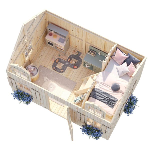 Manor Kids Wooden Playhouse