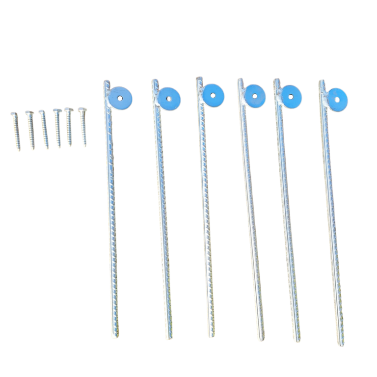 Ground Anchors 6 pcs Rebar Hennessy Outdoors
