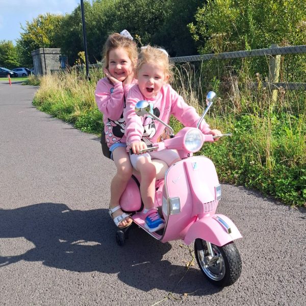 Kids Pink Ride On Vespa