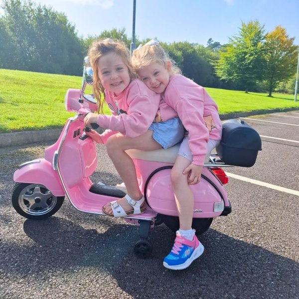 Kids Pink Ride On Vespa