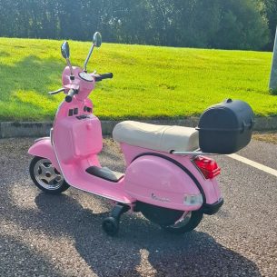 Kids Pink Ride On Vespa