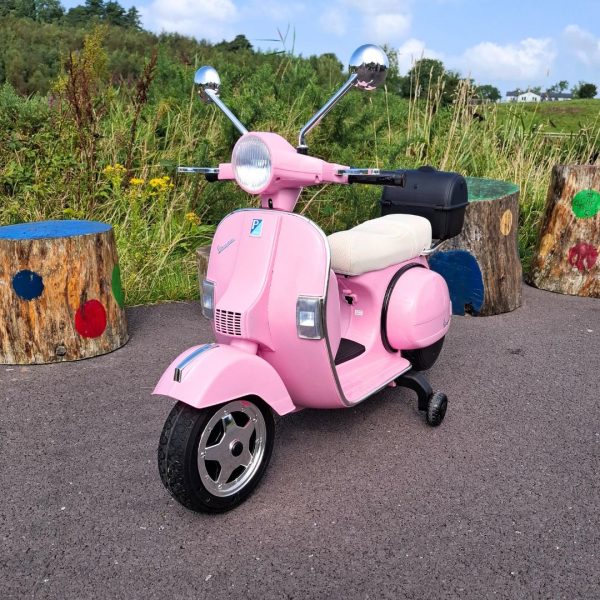 Kids Pink Ride On Vespa