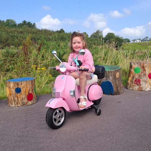 Kids Pink Ride On Vespa