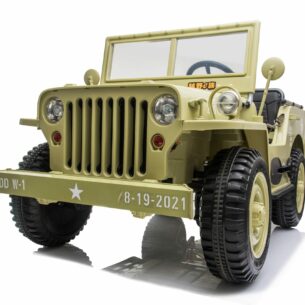 Kids Ride On 24V Army Ranger Jeep Green
