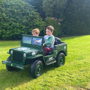 Kids Ride On 24V Army Ranger Jeep Green