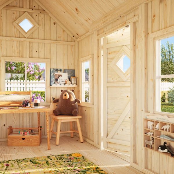 Jennie Kids Wooden Playhouse