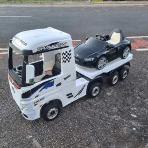 Kids Ride On Licenced Mercedes Actros 24V Lorry with Actros Trailer