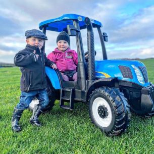 Kids Ride On New Holland T7 24V Tractor