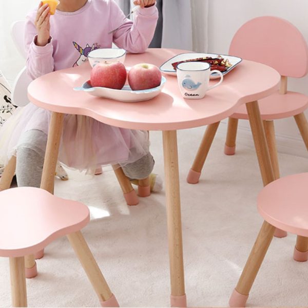 Kids Wooden Flower Table