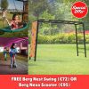 Berg PlayBase Climbing Frame Large LT (Disc Swing + Rings + Climbing Wall)