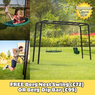 Berg PlayBase Climbing Frame Large Nest Swing Baby Swing (1)