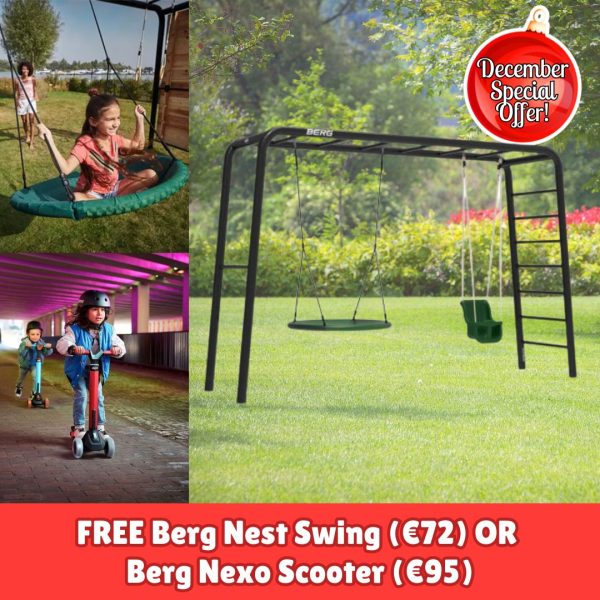 Berg PlayBase Climbing Frame Large Nest Swing Baby Swing