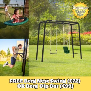 Berg PlayBase Climbing Frame Medium TL (Baby Seat+Rubber Seat)