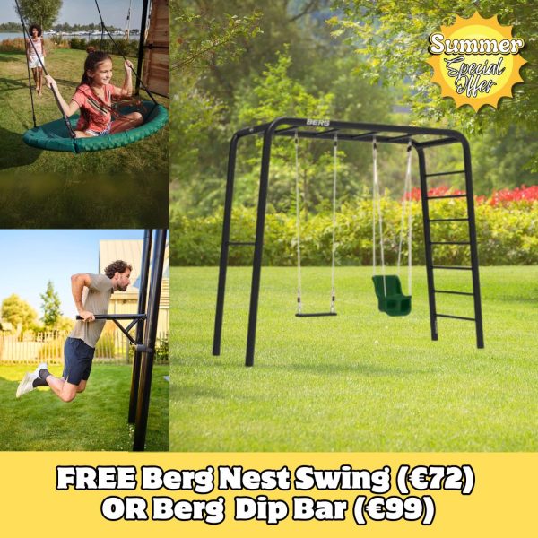 Berg PlayBase Climbing Frame Medium TL (Baby Seat+Rubber Seat)