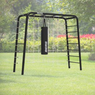 Berg PlayBase Climbing Frame Medium TL (Climbing Net + Boxing Bag)