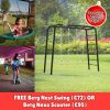 Berg PlayBase Climbing Frame Medium TL (Wooden Seat + Wooden Seat)