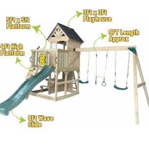 Jungle Tower and swing set