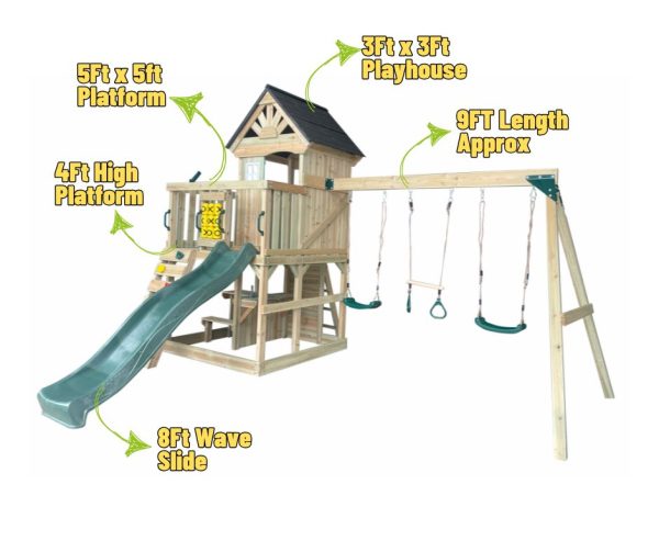 Jungle Tower and swing set