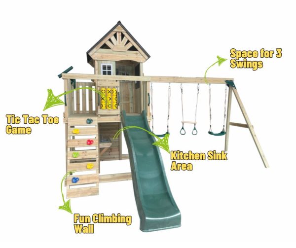 Jungle Tower and swing set