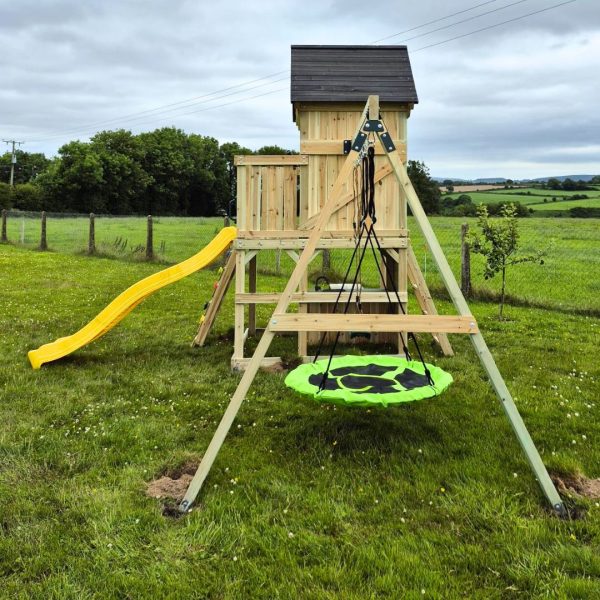 Jungle Tower And Swing Set