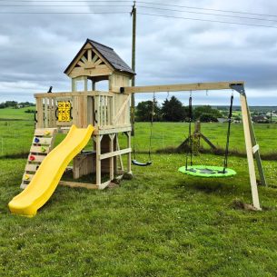 Jungle Tower And Swing Set