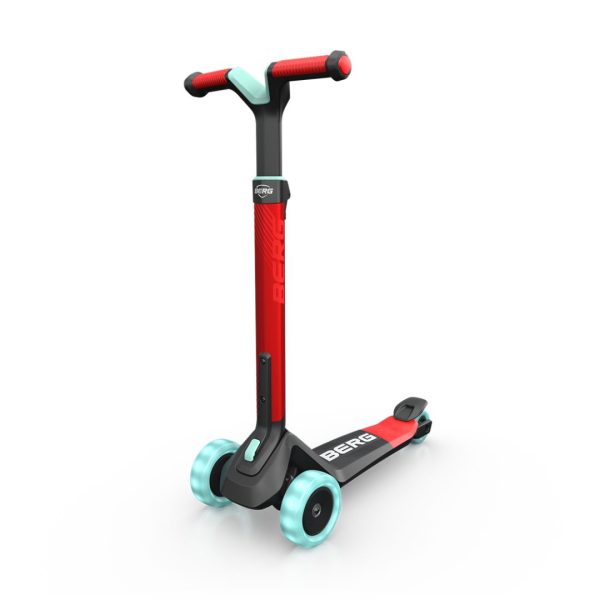 Berg Nexo Kids Scooter Red Light Up Wheels